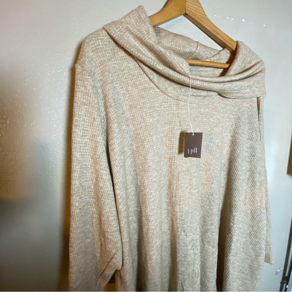 Soft Surroundings Women's Cream Cowl Neck Sweater size 3X - Picture 7 of 8